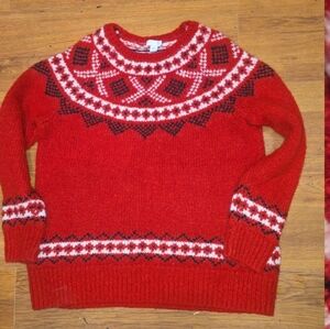 J.Jill Holiday Winter Wool Blend Sweater Size Small Petite